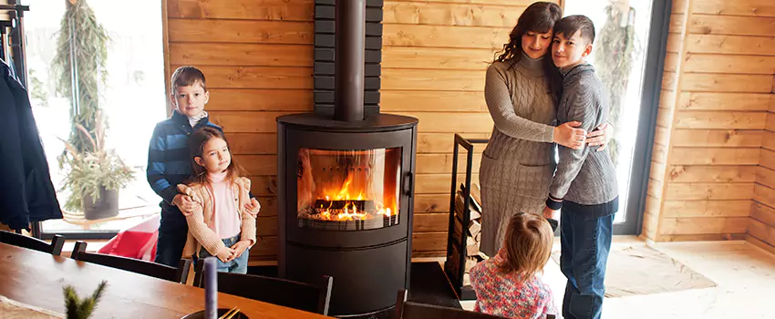 Morso Cast Iron Fireplace Insert Installation in Prospect Heights, Illinois
